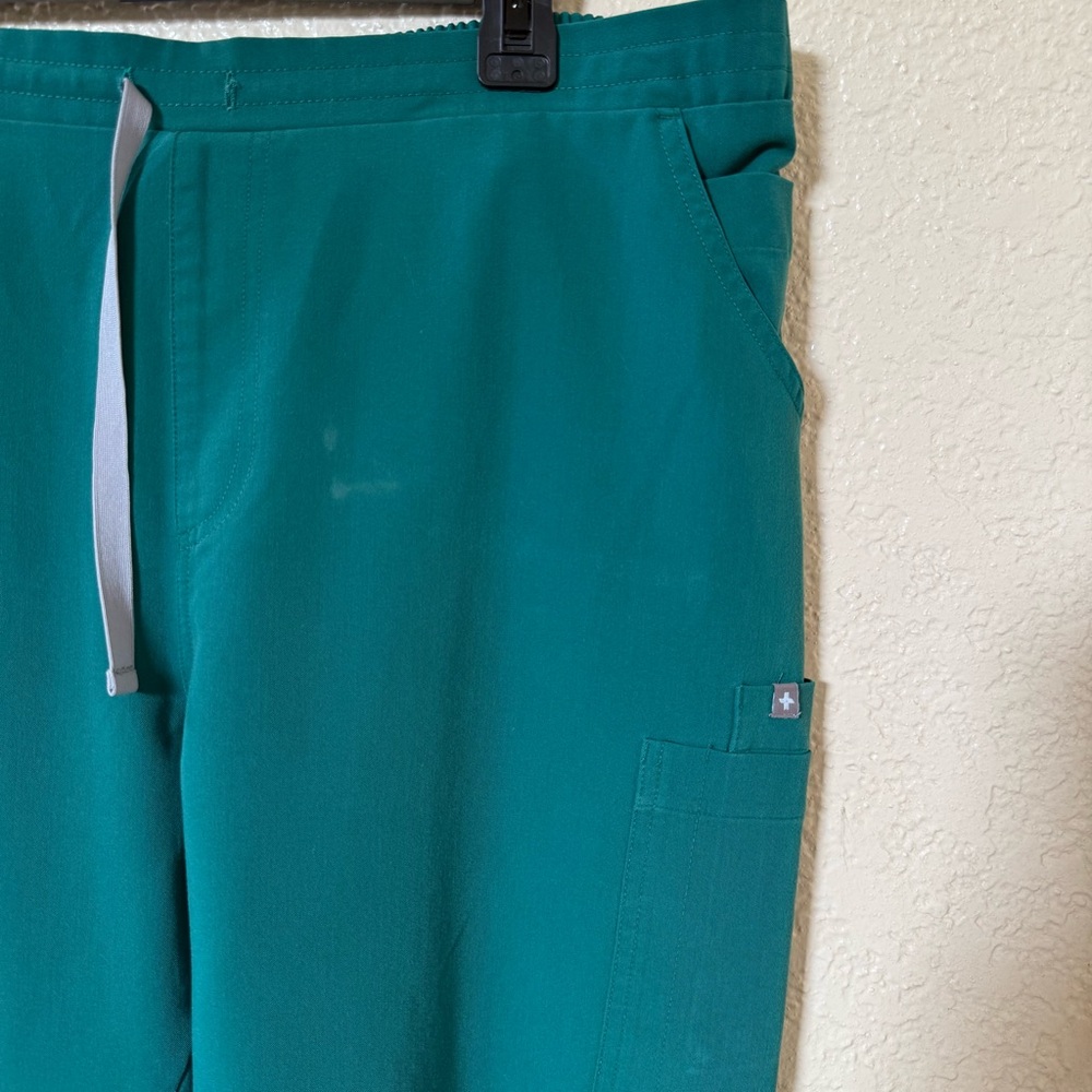 FIGS Yola Skinny Scrub Pants Green XL - Picture 5 of 7